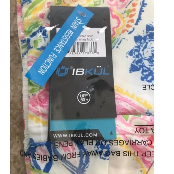 NWT IBKUL CORAL Pullon Golf short 4 - Picture 8 of 9